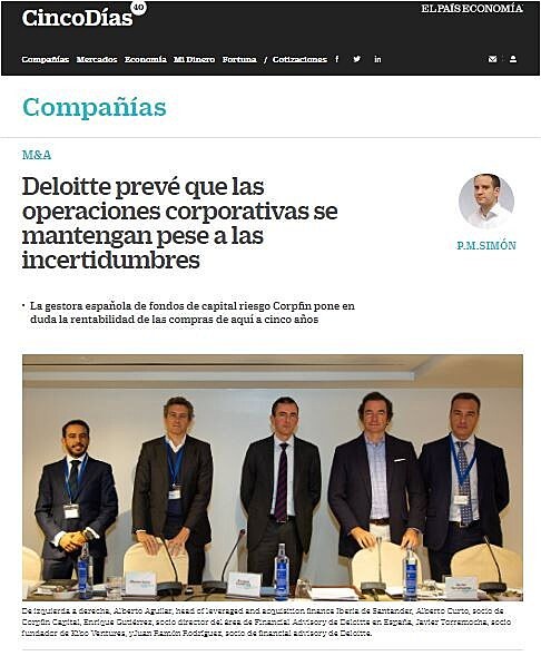 Deloitte prev que las operaciones corporativas se mantengan pese a las incertidumbres